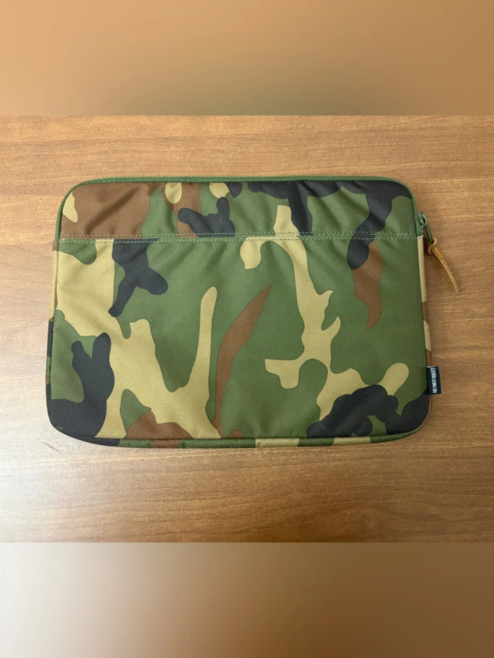 Herschel Supply Company Camo Laptop Sleeve in Green & Brown